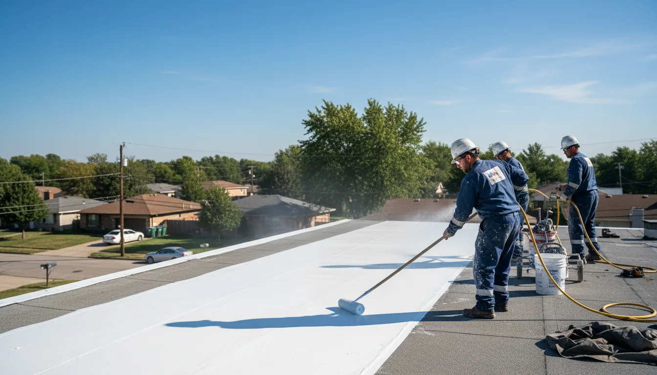 Commercial roof coating in Bono, AR near me